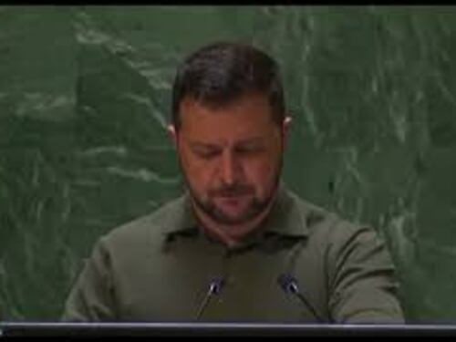 Applauso per Zelensky all'Onu prima dell'intervento all'Assemblea generale