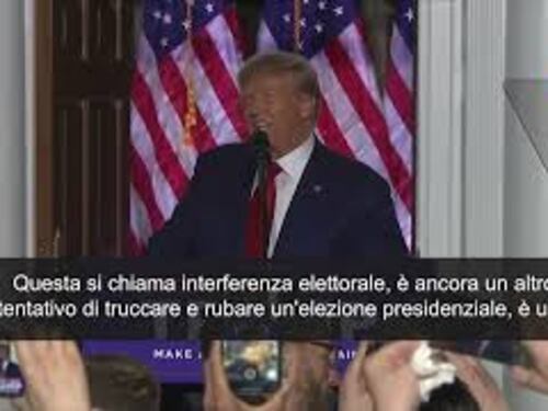 Trump: "Biden è corrotto, persecuzione giudiziaria nei miei confronti"