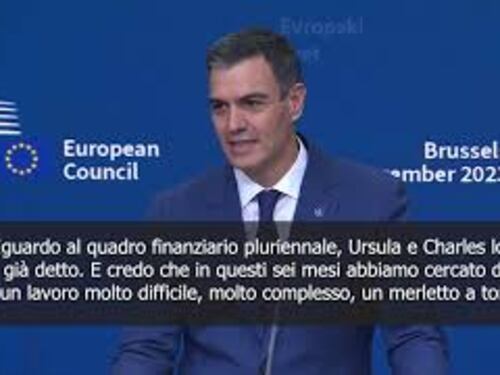 Revisione bilancio Ue, Sanchez: In questi sei mesi fatto lavoro importante