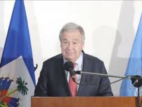 Guterres (Onu) ad Haiti: "La nostra priorità è aiutare la popolazione"