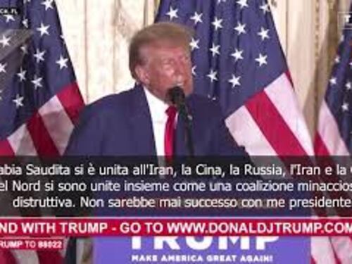 SOTTOTITOLI Trump: Se fossi stato Presidente Russia non avrebbe mai attaccato l'Ucraina