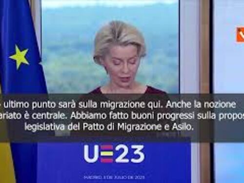 Von der Leyen: Patto migranti entro questo mandato