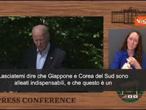 Biden: "Sud Corea e Giappone alleati indispensabili, questo è momento storico"