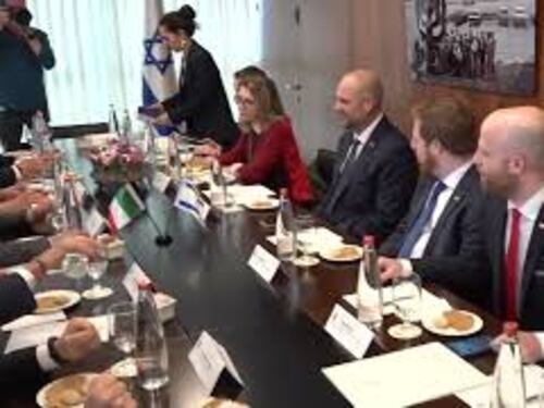 La Russa in Israele incontra il Presidente della Knesset Amir Ohana