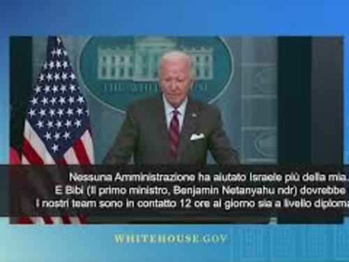Biden: "Nessuno ha aiutato Israele più di me, Bibi Netanyahu dovrebbe ricordarsene"