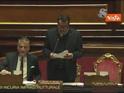 Salvini: "Dopo tragedia Ponte Morandi fondo per vittime cedimenti, 7 mln per 2025"