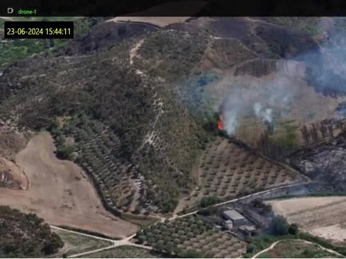 Regione Calabria, droni all'azione per individuare gli incendiari