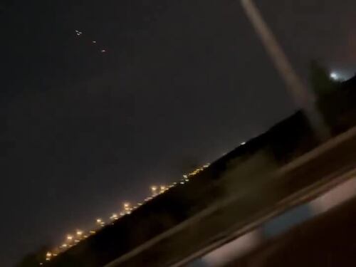 Missili iraniani nel centro di Israele