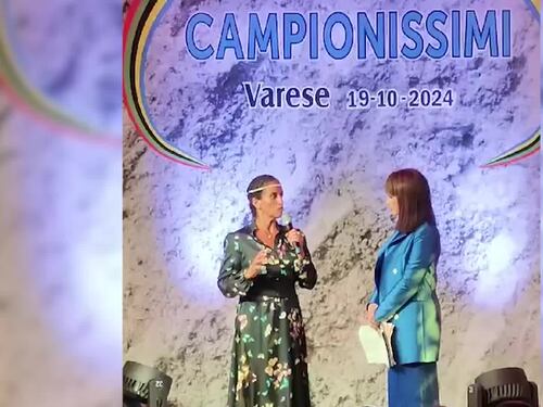 La cantante Noa a Campionissimi a Varese: "Solo la pace è la strada da seguire