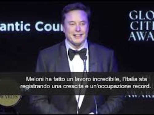 Elon Musk all'Atlantic Council: "Ammiro Giorgia Meloni, ha fatto un lavoro incredibile"