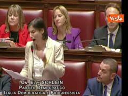Schlein: "Noi da sempre contro antisemitismo, non come giovanile FdI"