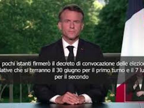 Macron scioglie il Parlamento: "Il 30 giugno primo turno delle elezioni"