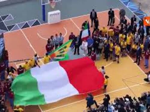 Inaugurazione centro sportivo di Caivano, ecco le immagini dall'alto