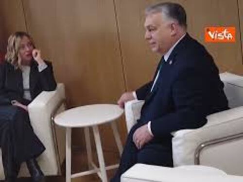 Bilaterale Meloni-Orban al Consiglio Ue di Bruxelles