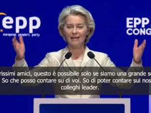 Europee, von der Leyen candidata per il Ppe: Vinciamo queste elezioni