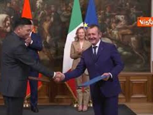 Italia-Kirghizistan, Meloni e Japarov siglano intese in settori cultura e giustizia
