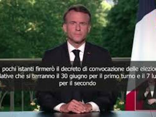 Macron scioglie Parlamento: "Decisione pesante, ma atto di fiducia verso i cittadini"