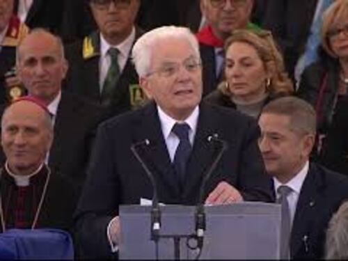 Mattarella: "Cassino tra i martiri d'Europa, tragedia dalle dimensioni umane spaventose"