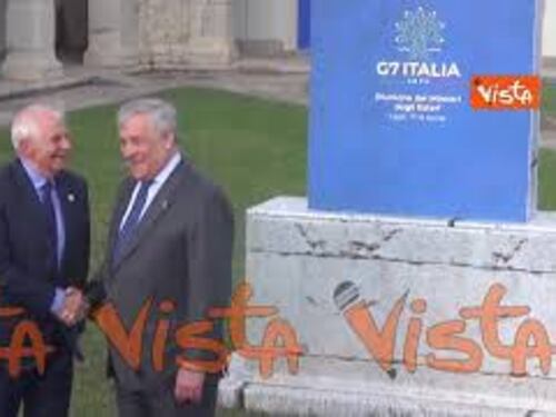 G7 Esteri, Tajani accoglie Borrell a Capri