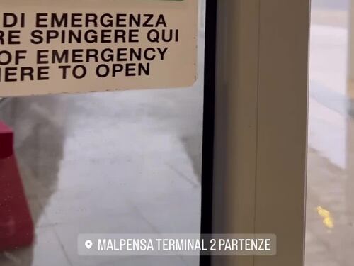Violento temporale su Malpensa la mattina del 26 agosto