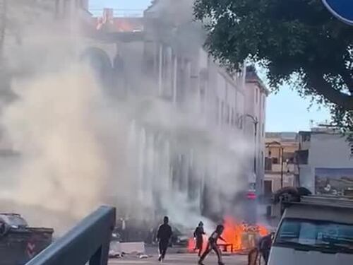 Gli scontri di Palermo per le "Vampe di San Giuseppe"