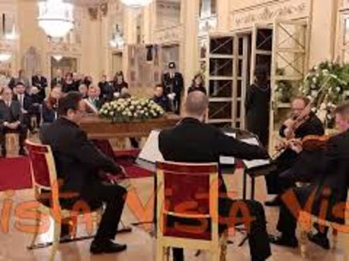 Omaggio del quartetto della Scala al maestro Pollini, suonati Beethoven e Webern