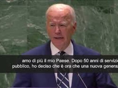 Biden: Alcune cose più importanti che rimanere al potere, è ora di nuova generazione