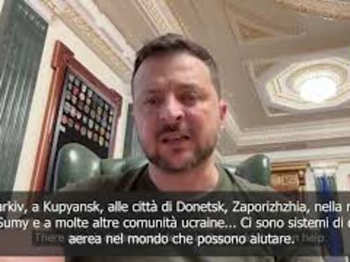 Zelensky: Capacità di difesa aerea dell'Ucraina è insufficiente - SOTTOTITOLI