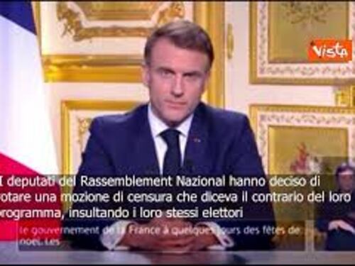 Macron: Estrema destra ed estrema sinistra si sono unite per creare disordine