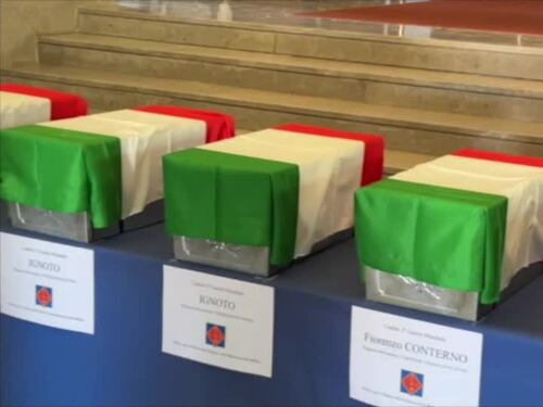 I venti soldati italiani caduti durante la campagna di Russia tornano a casa