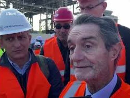 Fontana visita il cantiere della Città della Salute e della Ricerca: "Sarà centro di qualità"