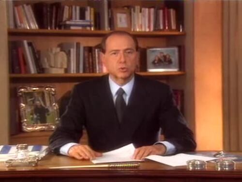 "L'Italia è il Paese che amo". 30 anni fa il discorso di Silvio Berlusconi