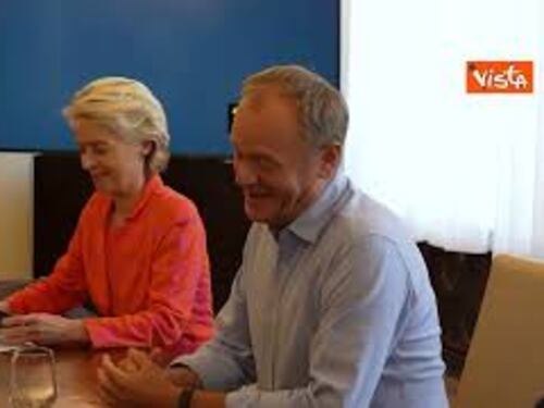 Von der Leyen in Polonia accolta dal premier Donald Tusk per sopralluogo in zone alluvionate
