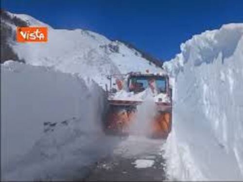 Neve in Piemonte, riaperta la statale 21 tra Argentera e il confine. Anas al lavoro
