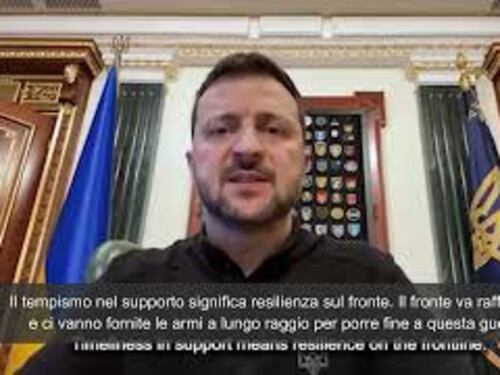 Zelensky incontra Rutte: "Servono operazioni congiunte per difendere cieli Ucraina"