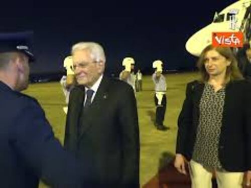 L'arrivo del Presidente della Repubblica Sergio Mattarella in Brasile per la visita ufficiale
