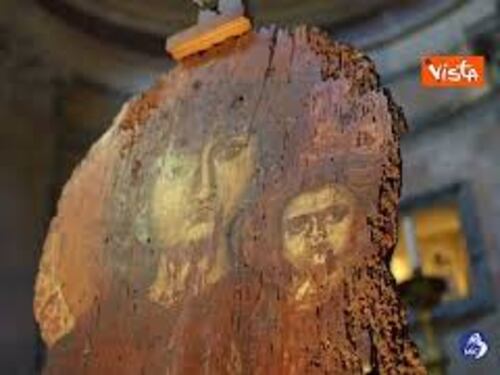 Presentato al Pantheon il restauro della Madonna Odigitria, presente il ministro Sangiuliano