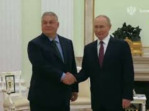Viktor Orban ricevuto da Putin al Cremlino. L'ultimo incontro tra i due leader era stato nel 2023