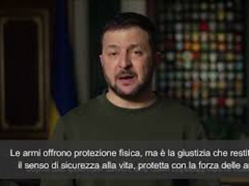Guerra Ucraina, Zelensky: "Oltre alle armi serve giustizia per garantire la sicurezza" -