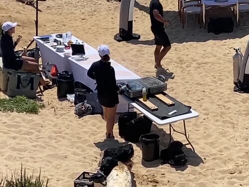 Il party abusivo sulla spiaggia protetta di Talmone, in Sardegna