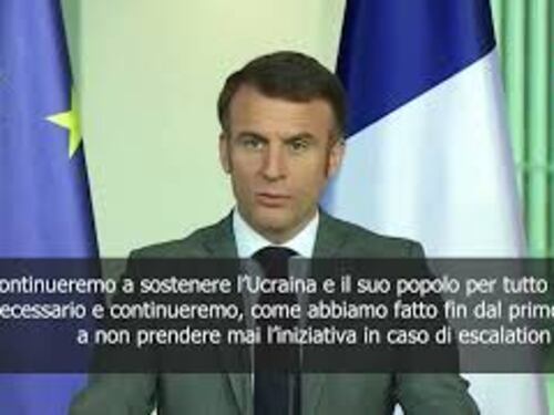 Ucraina, Macron: Da noi mai nessuna iniziativa per escalation