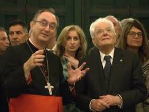 Il Presidente Mattarella visita la cattedrale di Salvador in Brasile