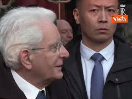 Mattarella visita palazzo d'Estate di Pechino