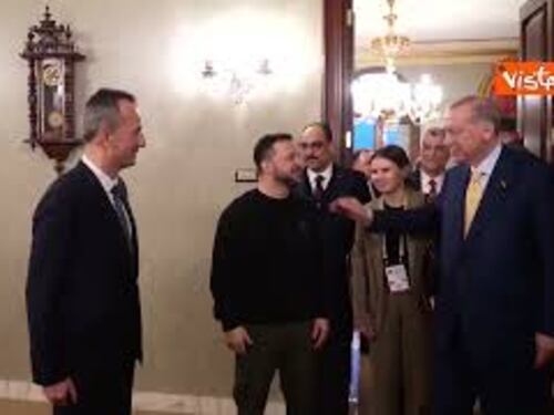 Zelensky ricevuto da Erdogan a Istanbul, al centro dell'incontro la guerra contro la Russia