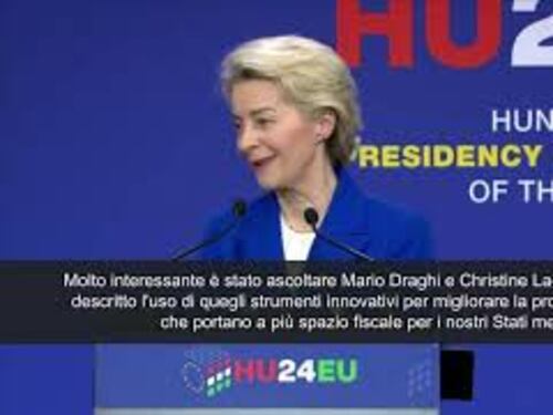 Von der Leyen: "Draghi e Lagarde illustrano forza strumenti innovativi per Ue"