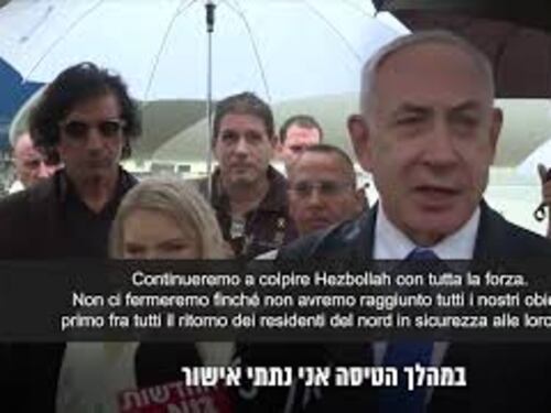 Medio Oriente, Netanyahu: "Colpiremo Hezbollah fino a raggiungimento obiettivi"