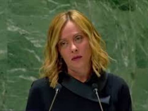 Meloni all'Onu cita Falcone e Borsellino: Usiamo loro metodo per combattere trafficanti di migranti
