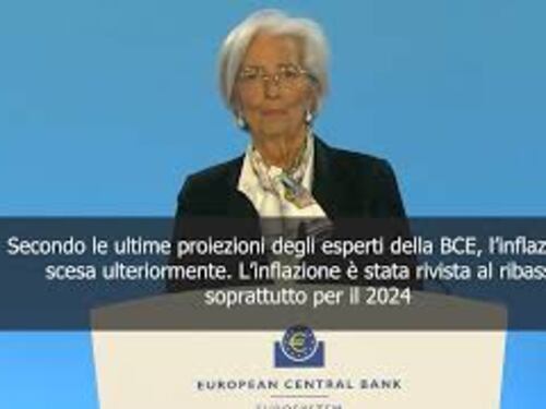 Lagarde (Bce): Tassi di interesse restano invariati