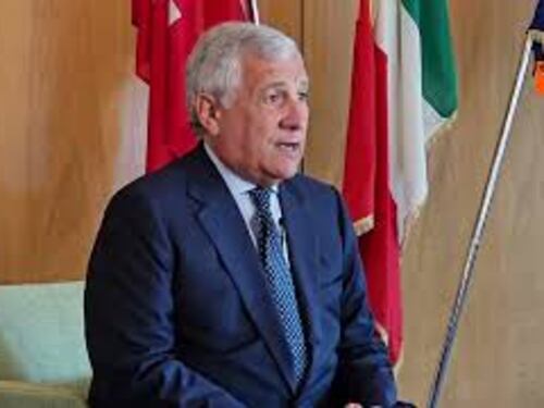 Guerra Ucraina, Tajani: "No a uso armi italiane per attaccare Russia"