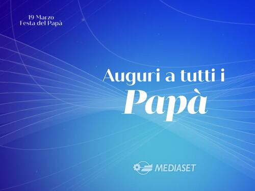 Uno degli spot Mediaset per la festa del papà